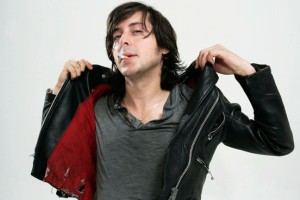 Carl Barat doing what he does best